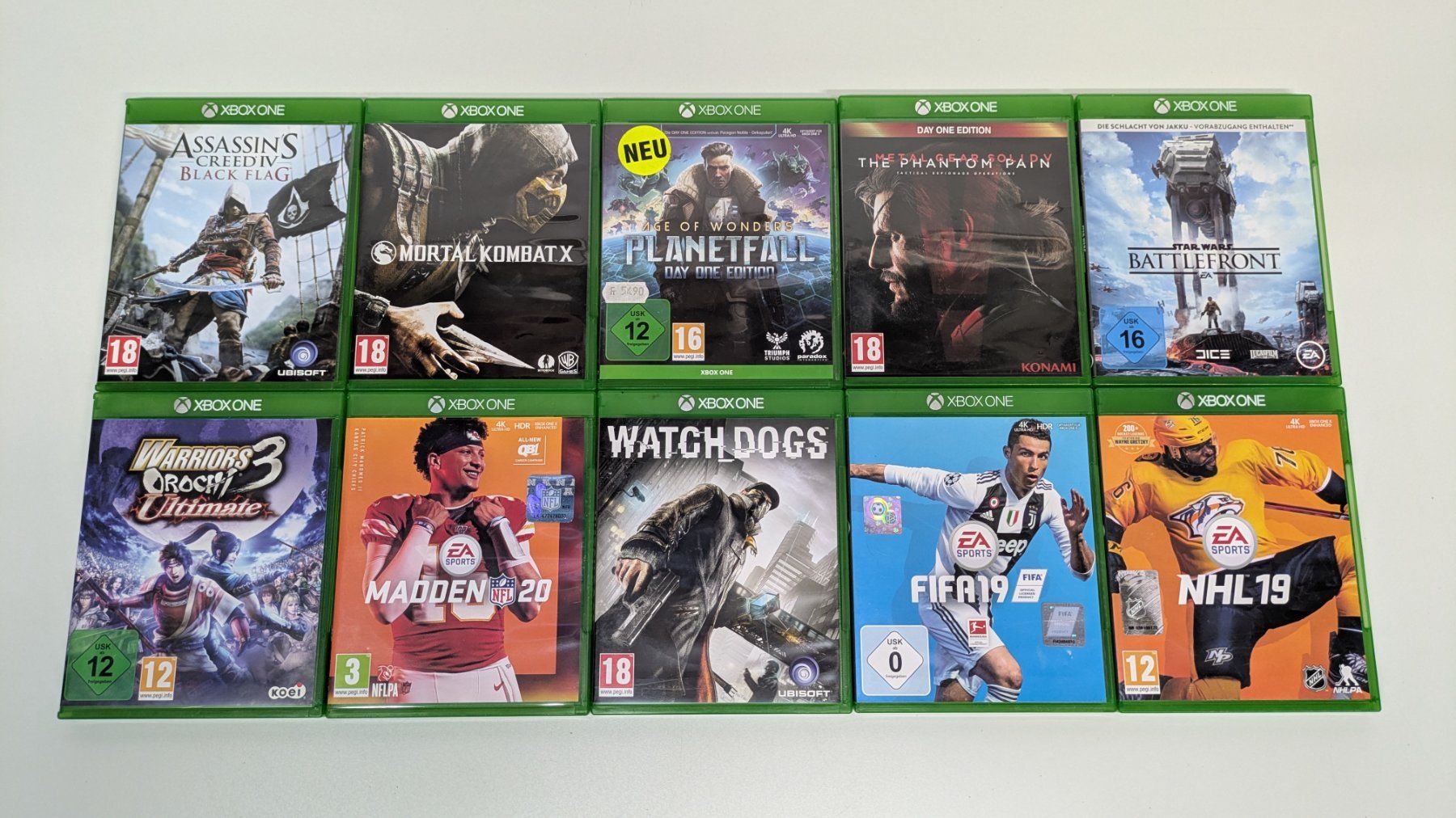Giochi: 10 Xbox One Games, Sammlung – Usato da Menziken venduto da mame18