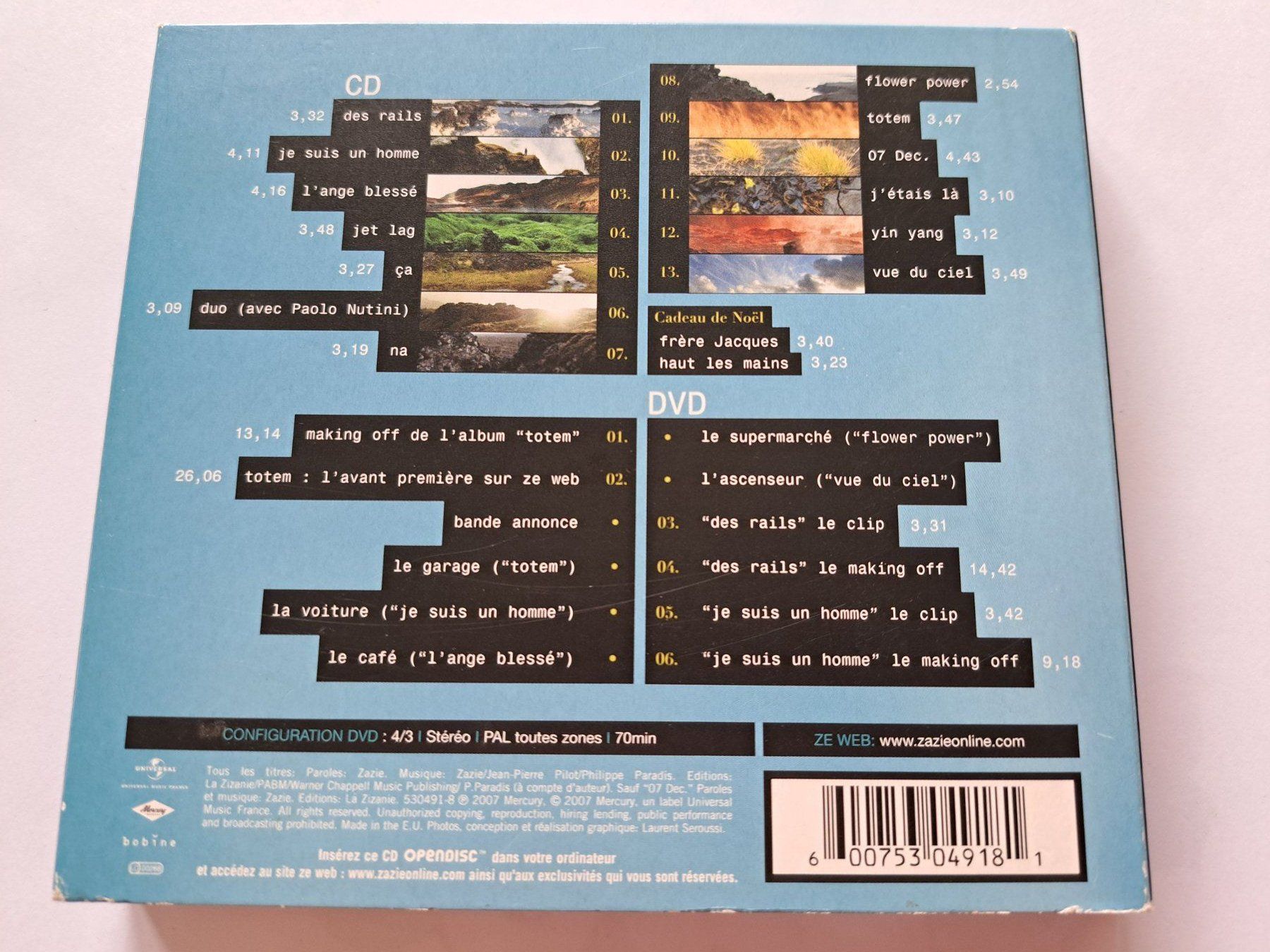 CD: CD + DVD Zazie - Totem – Usato da Pully venduto da bro_n52j 1
