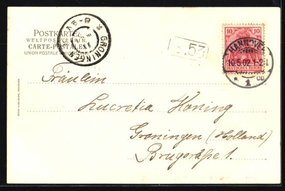 Cartoline postali: Grusskarten-AK Hannover, Technische Hoch – Usato da Berlin venduto da bartko-reher 1
