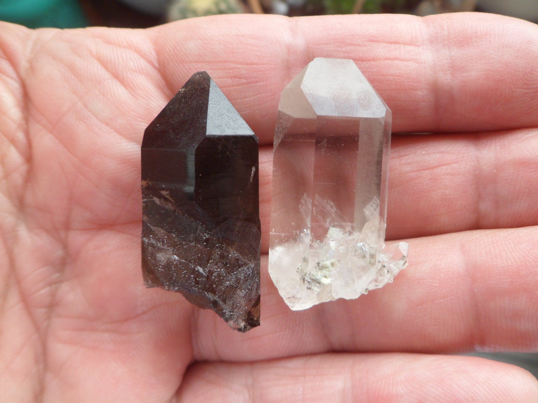 Minerali & Pietre curative: Morion + Bergkristall Schweiz – Usato da Affoltern am Albis venduto da Fossil60 4