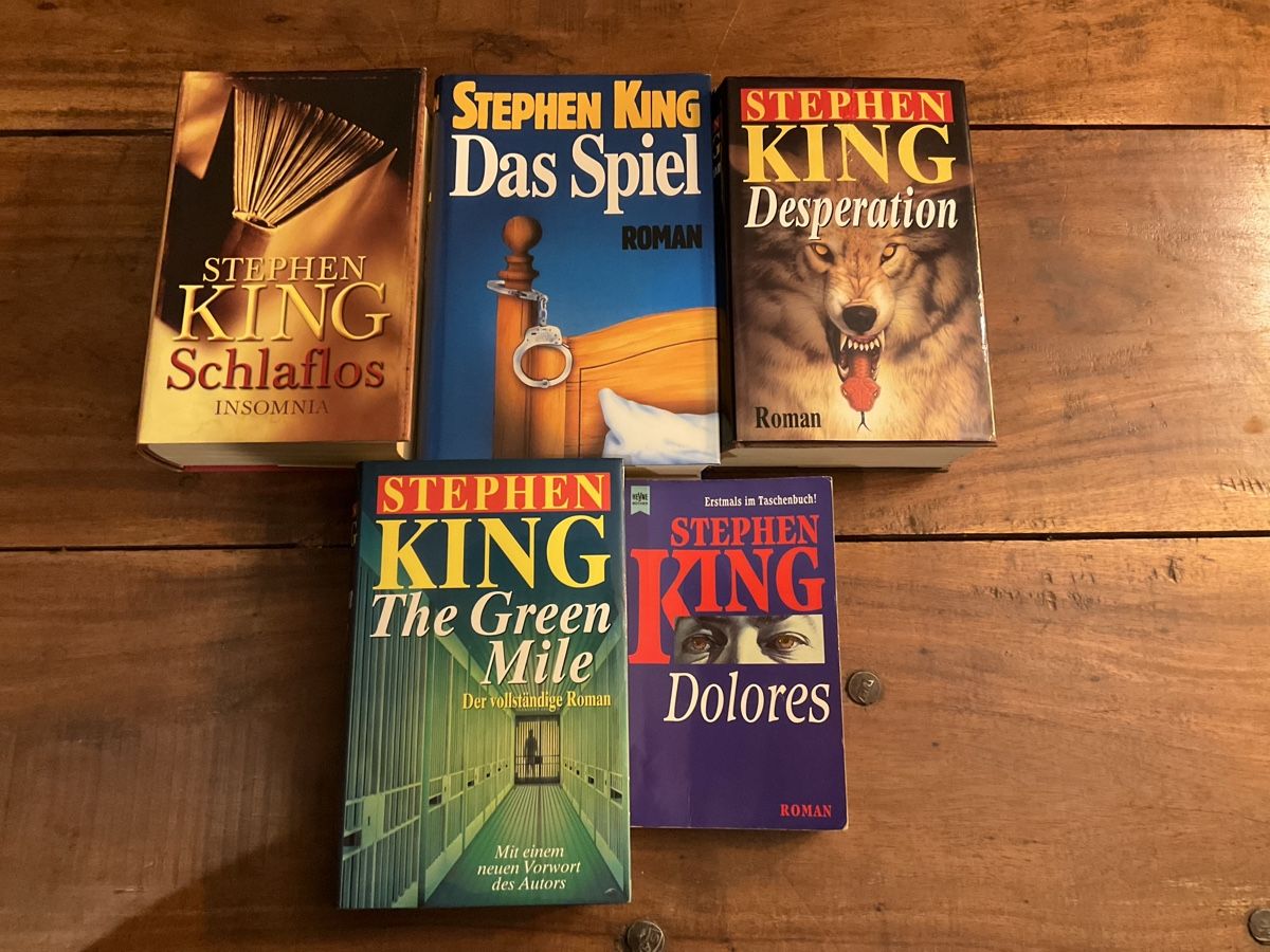 Libri: 5 Bücher von Stephen King – Usato da Avenches venduto da Lactobacille