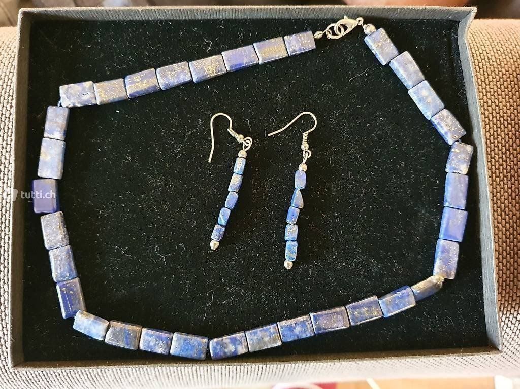 Altri gioielli: Parure collana e orecchini in lapislazzuli – Usato da Melano venduto da H-Sara