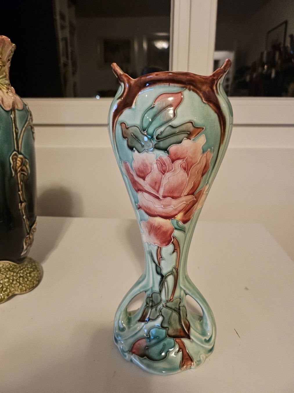 Vasen & Gefässe: Antike Jugendstil Vase, Majolika Um 1900 – Gebraucht aus Locarno von ICARO8 1