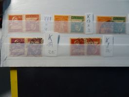 LOT KEHRDRUCKE; GESTEMPELT/*; NICHT BESTIMMT; SBK CHF 60.00