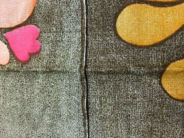 Tende: Vorhang Stoff 70er grosse Blume – Usato da Zürich venduto da gigimai67 5