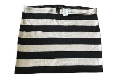 H&M Schwarz- beige Rock, Grösse L, Top Zustand