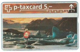 Taxcard 403L_75452 Helvetia 5 Fr italienisch 200 Ex