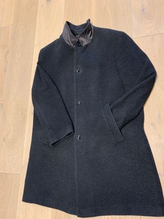 Wollmantel Jupiter Herren schwarz Gr XXL