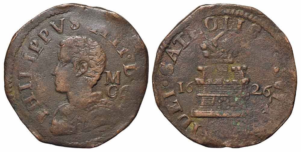 Tutti le monete: Italien, Napoli, 9 Cavalli 1626 – Usato da Chiasso venduto da Novamarketing