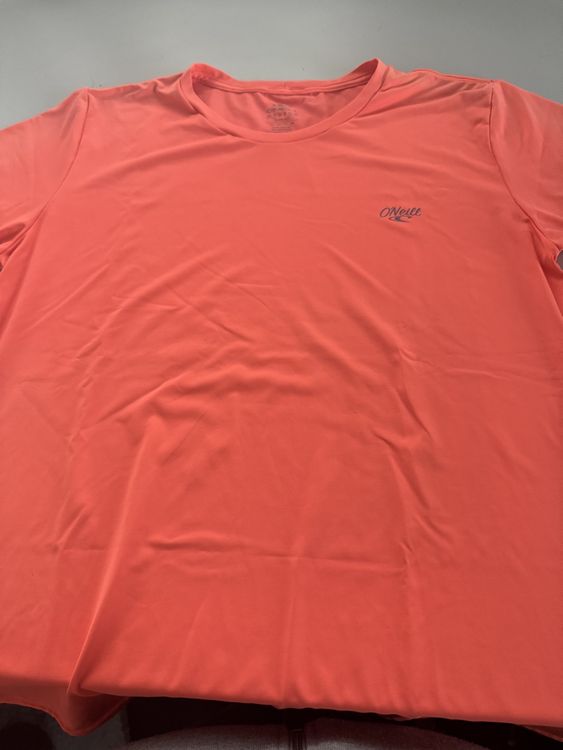 O'Neill T-shirt: O'NEILL UV Protection 50+ Shirt - Orange, Grösse M - TOP! – Usato da Gurmels venduto da topsommer 1