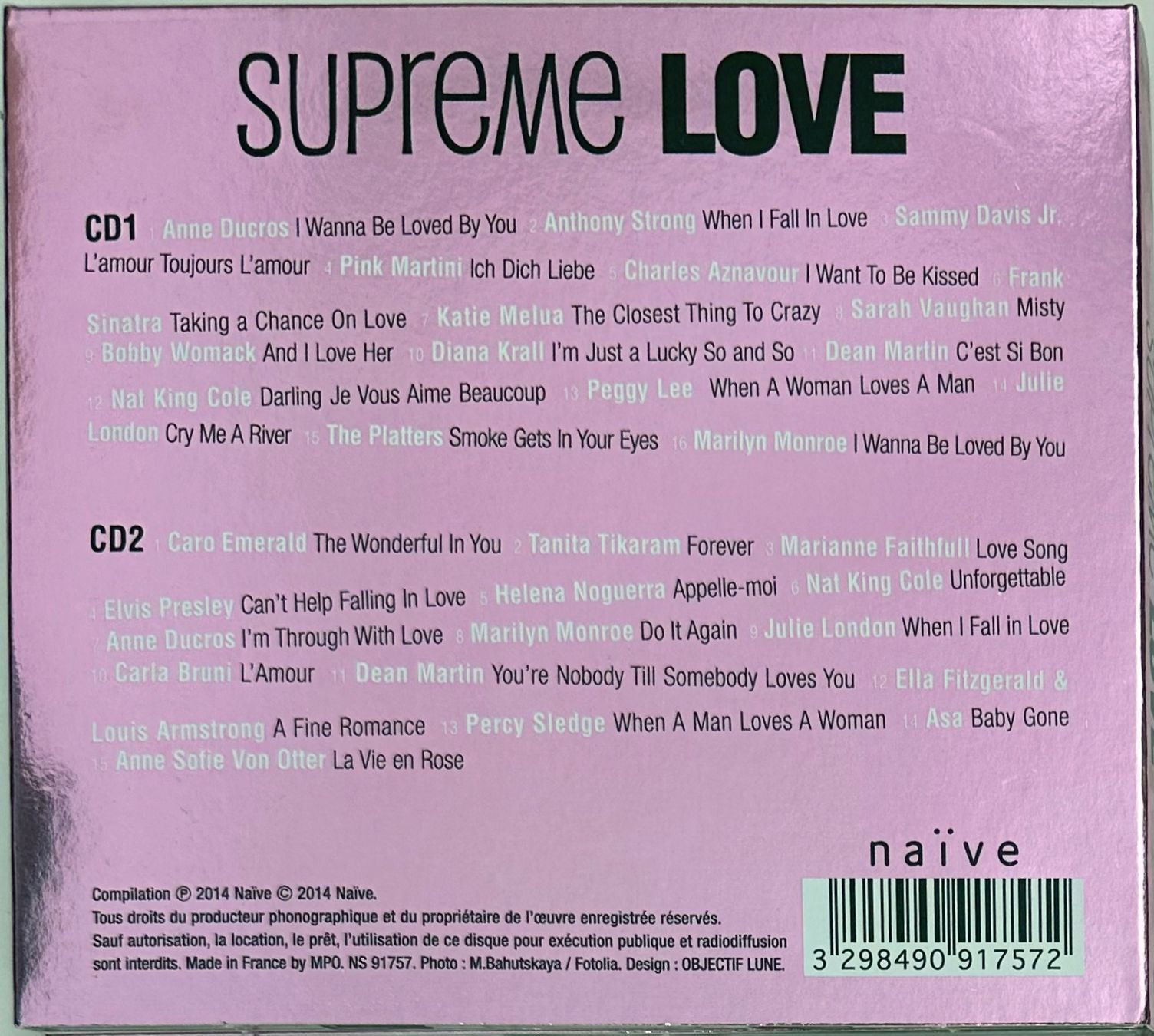CD: Various - Supreme Love – Usato da Martigny venduto da jereq 1