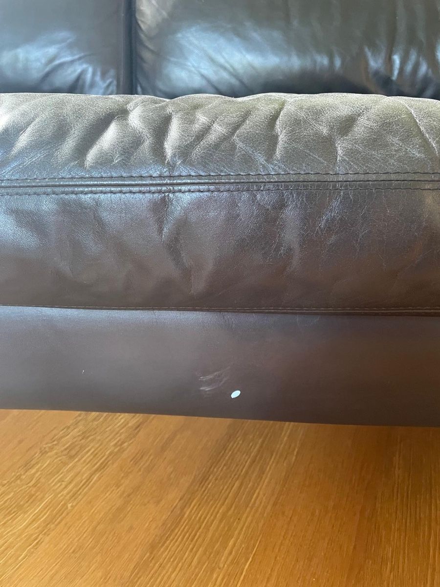 Divani: Designer 2.5-Sitzer Ledersofa Schwarz mit Chromfüssen – Usato da Zürich venduto da jac_7g6c 2