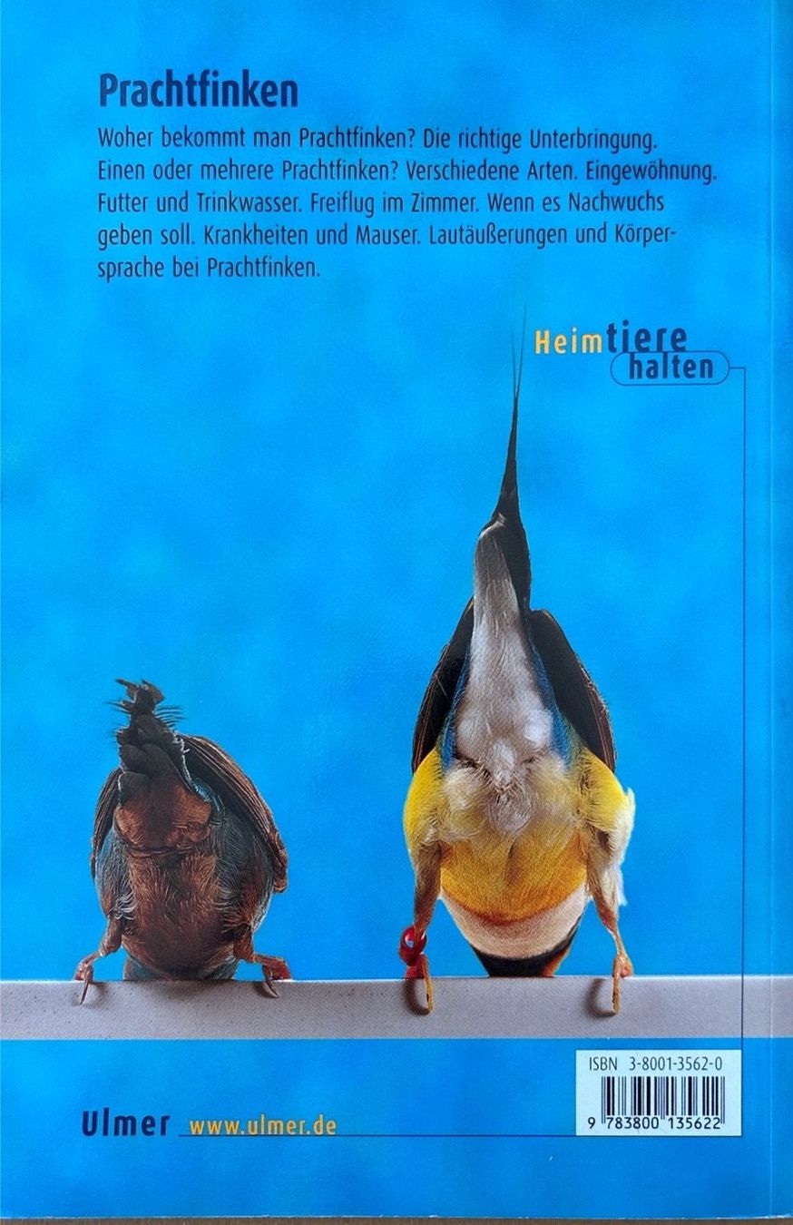 Libri: Prachtfinken – Nuovo (secondo la descrizione) da Sarnen venduto da Livres 1