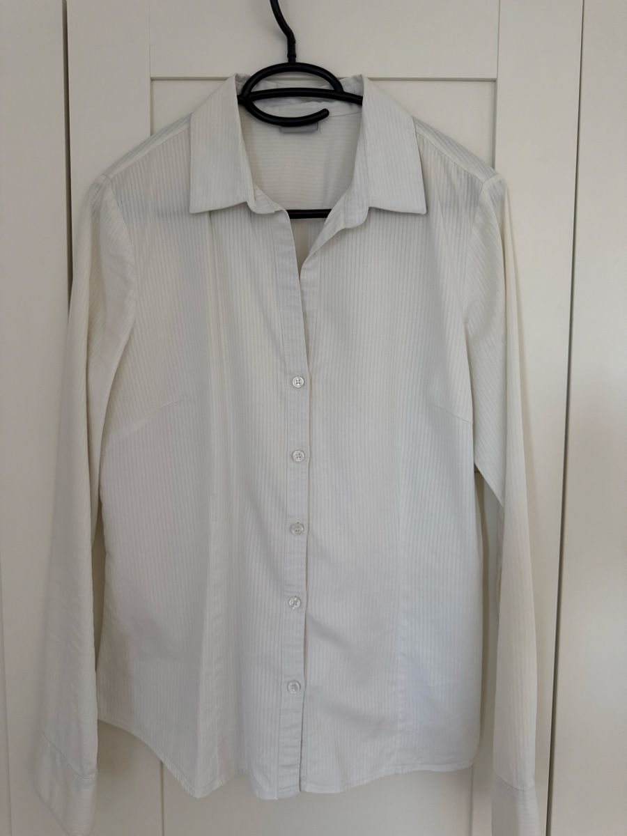 H&M Camicette: Damen Bluse H&M weiss gestreift Grösse 38 – Usato da Winterthur venduto da saram26