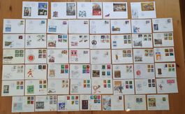 Schweiz: 52 verschiedene Briefe Tag der Briefmarke 1961-2011