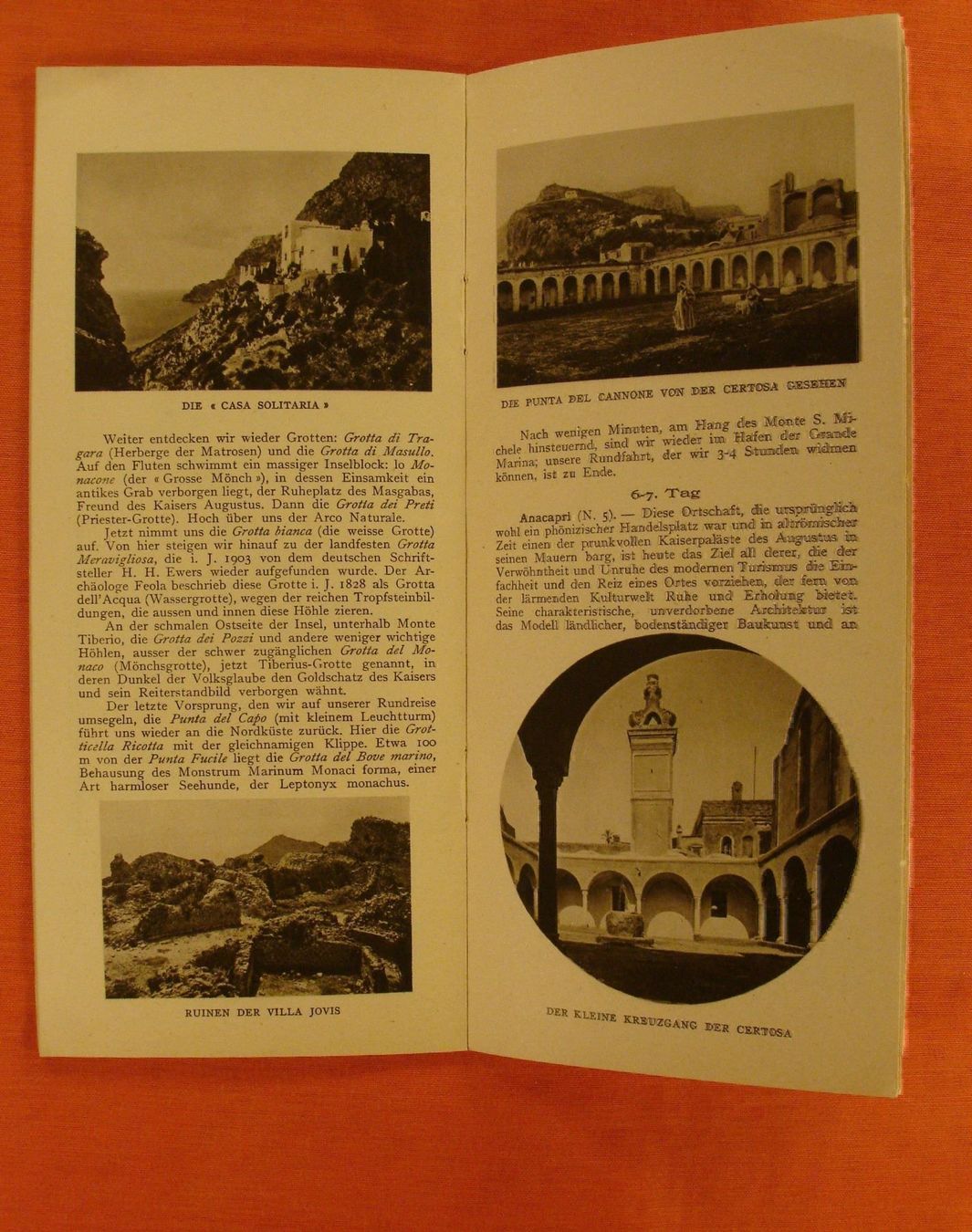 Dokumente: CAPRI, ITALIEN, ÄLTERER PROSPEKT – Gebraucht aus Grüningen von Kartensammler 2