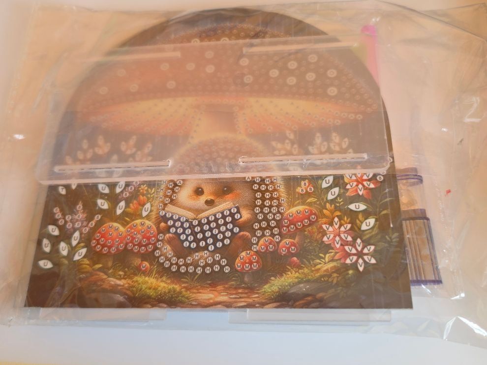 Kit bricolage: DIAMOND PAINTING PILZ MIT IGEL – Nuovo e nell'imballaggio originale da Dintikon venduto da bonita099