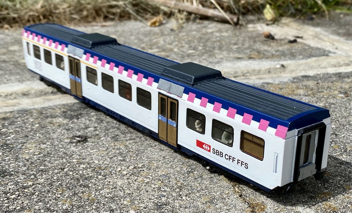 SBB/CFF/FFS Modellini di ferrovie: B NTN ex MThB – Usato da Orbe venduto da SMODELE