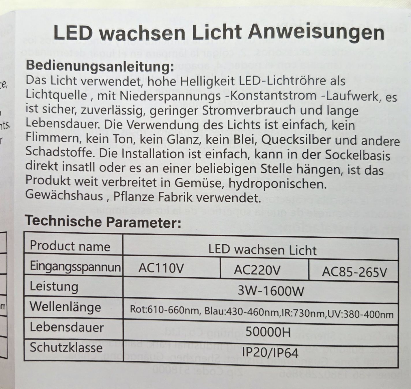 Lampade: LED Pflanzenlampe 200W, E27 552 LED – Nuovo e nell'imballaggio originale da Bad Zurzach venduto da Bachmann_Dominik 6