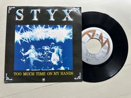 STYX tolle Single Kult Too much time on my TOMMY SHAW 80's