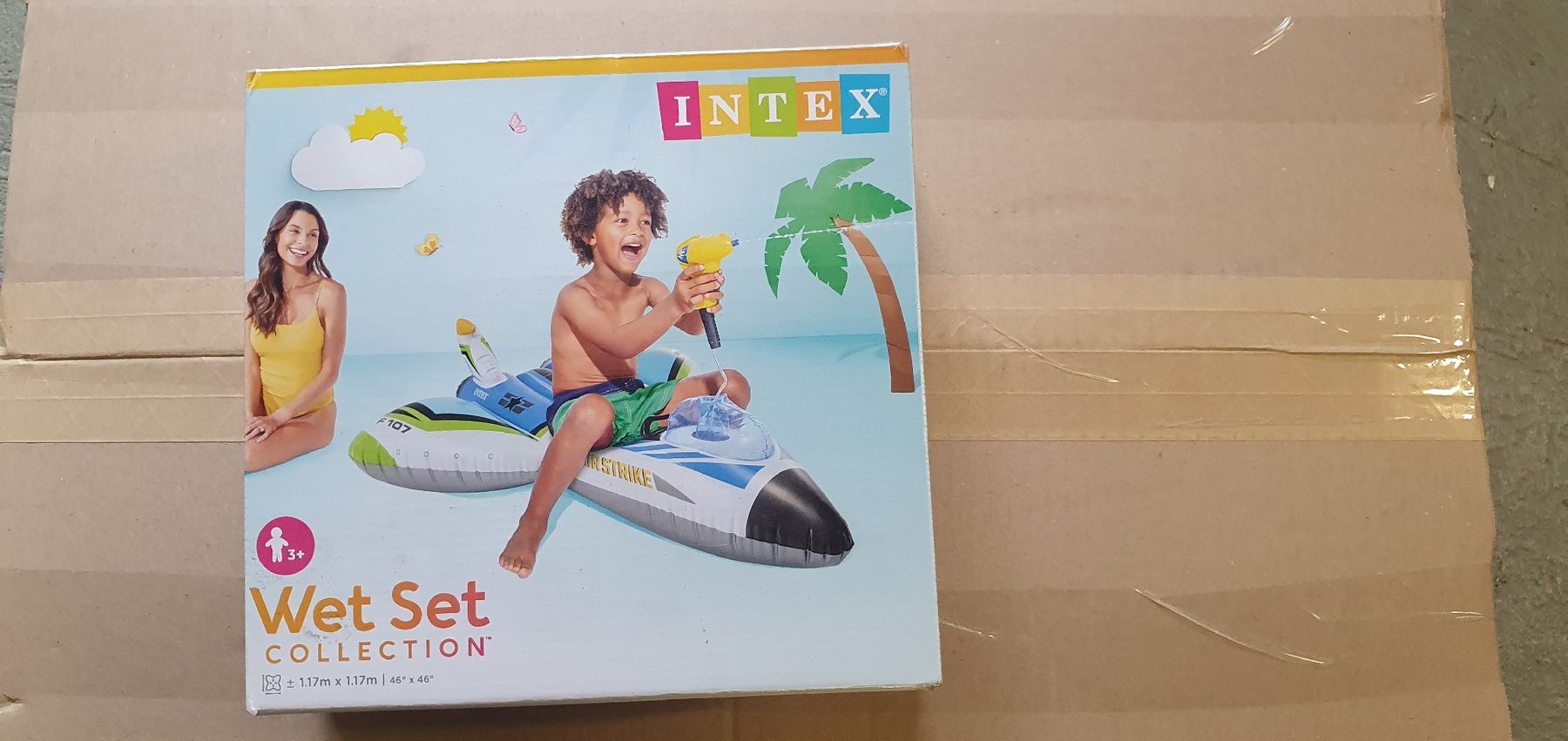 Giocattoli: INTEX WET SET Kinderboot mit integrierter Wasserpistole – Nuovo e nell'imballaggio originale da Langnau i. E. venduto da Superseven69
