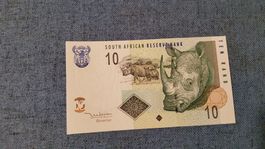 Suedafrika 10 Rand Banknote, Top Zustand, Rarität!