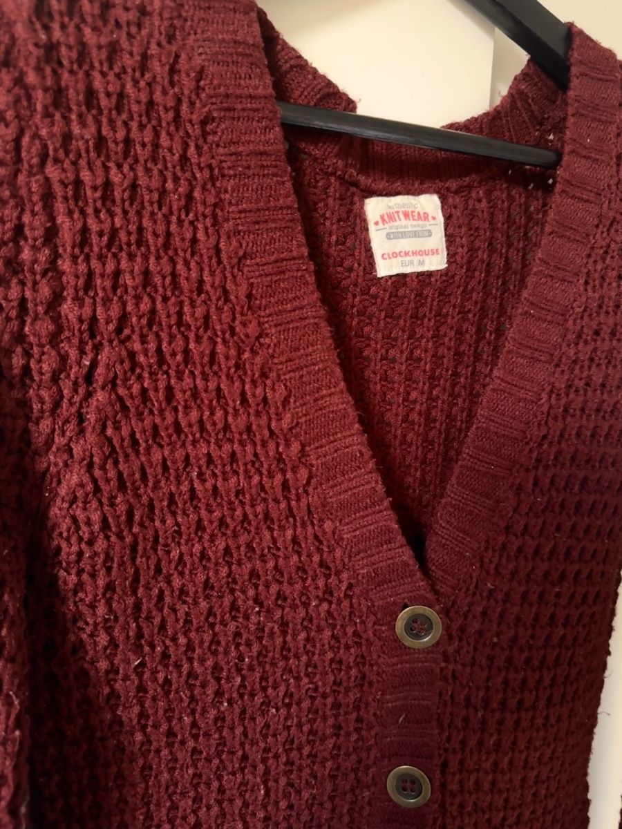 C&A Pullover & Sweatshirts: Strickjacke bordeaux M C&A – Neu (gemäss Beschreibung) aus Richterswil von Manu55555 1