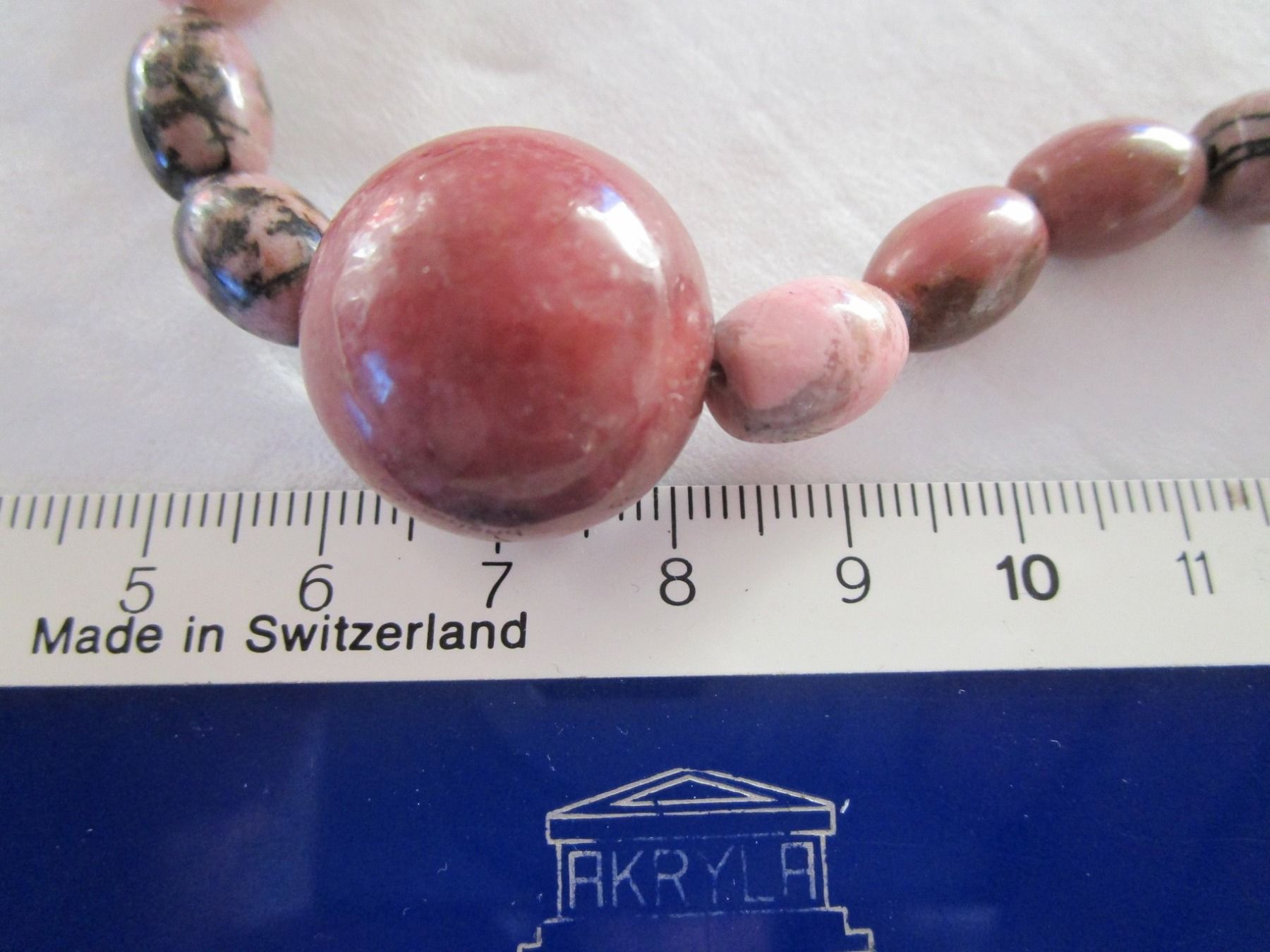 Catenine: Kette aus Rhodonit – Usato da Birmenstorf AG venduto da Edelweiss25 4