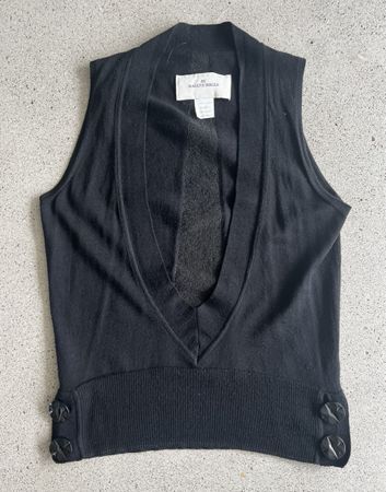 Pullunder wunderschön, schwarz, Gr. 38/40, 100a% Wolle