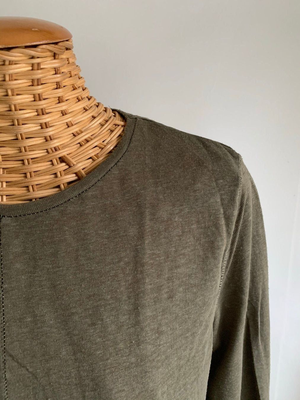 H&M Pullover & Sweatshirts: Feinstrick Langarmshirt olivgrün - S – Gebraucht aus Zürich von Diazaio 2