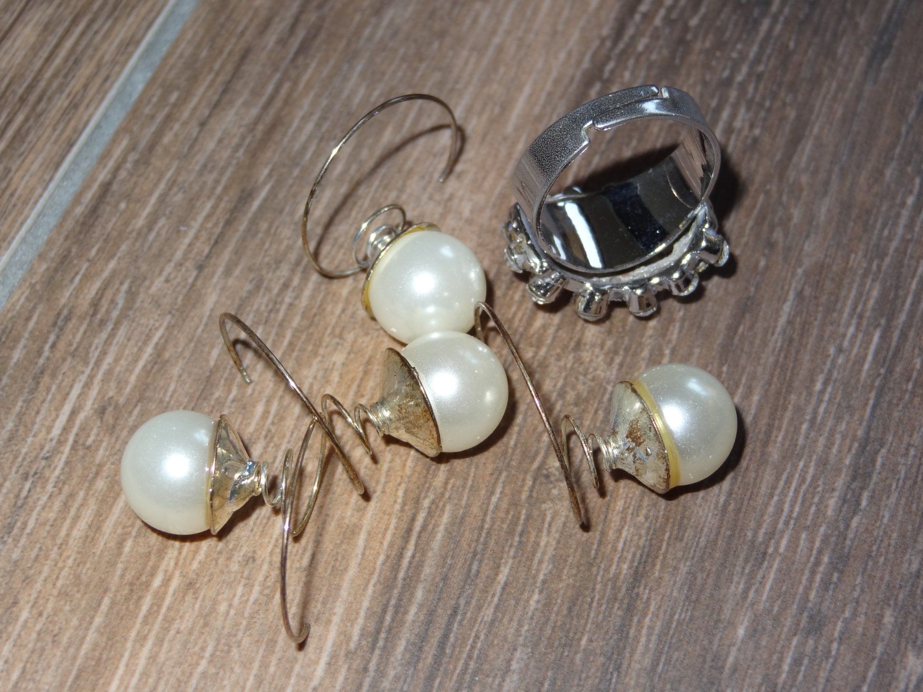 Altri gioielli: Bague & boucles d'oreilles perles - Set chic! – Usato da Satigny venduto da salvatore73 4