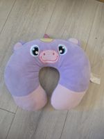 Nackenkissen Einhorn lila weich kaum gebraucht