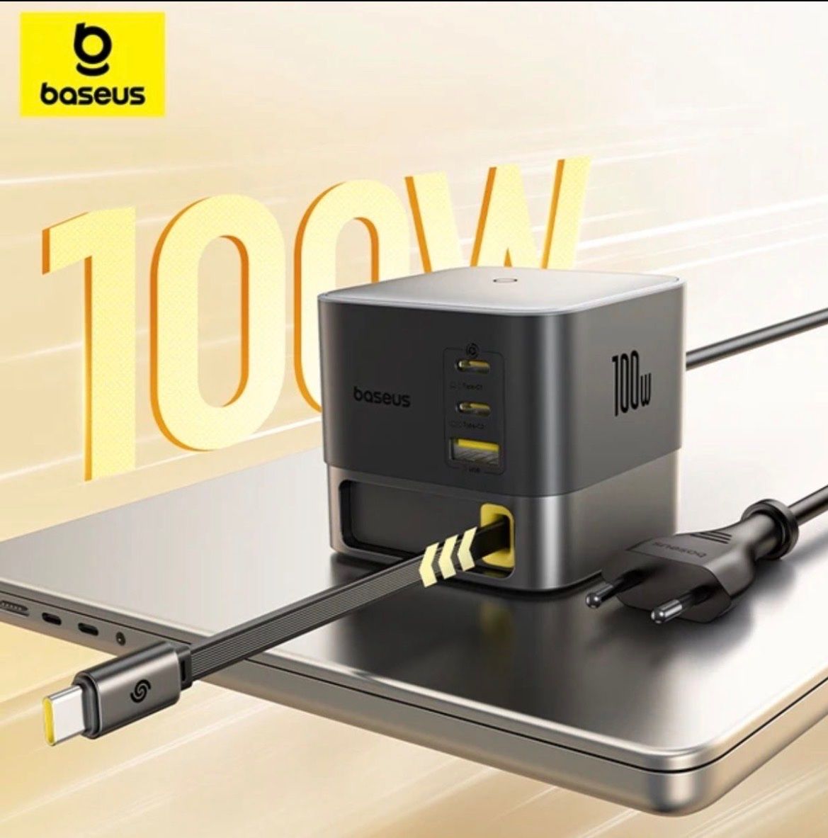Caricabatterie: Baseus GaN6 Pro 100W Cube – Nuovo (secondo la descrizione) da Niederbipp venduto da Bidhub