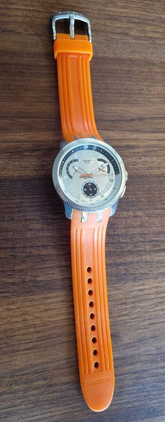 Swatch Uhren: Swatch Irony Chrono, mit Originalbox, Top Zustand – Gebraucht aus Zürich von TatamiZH 4