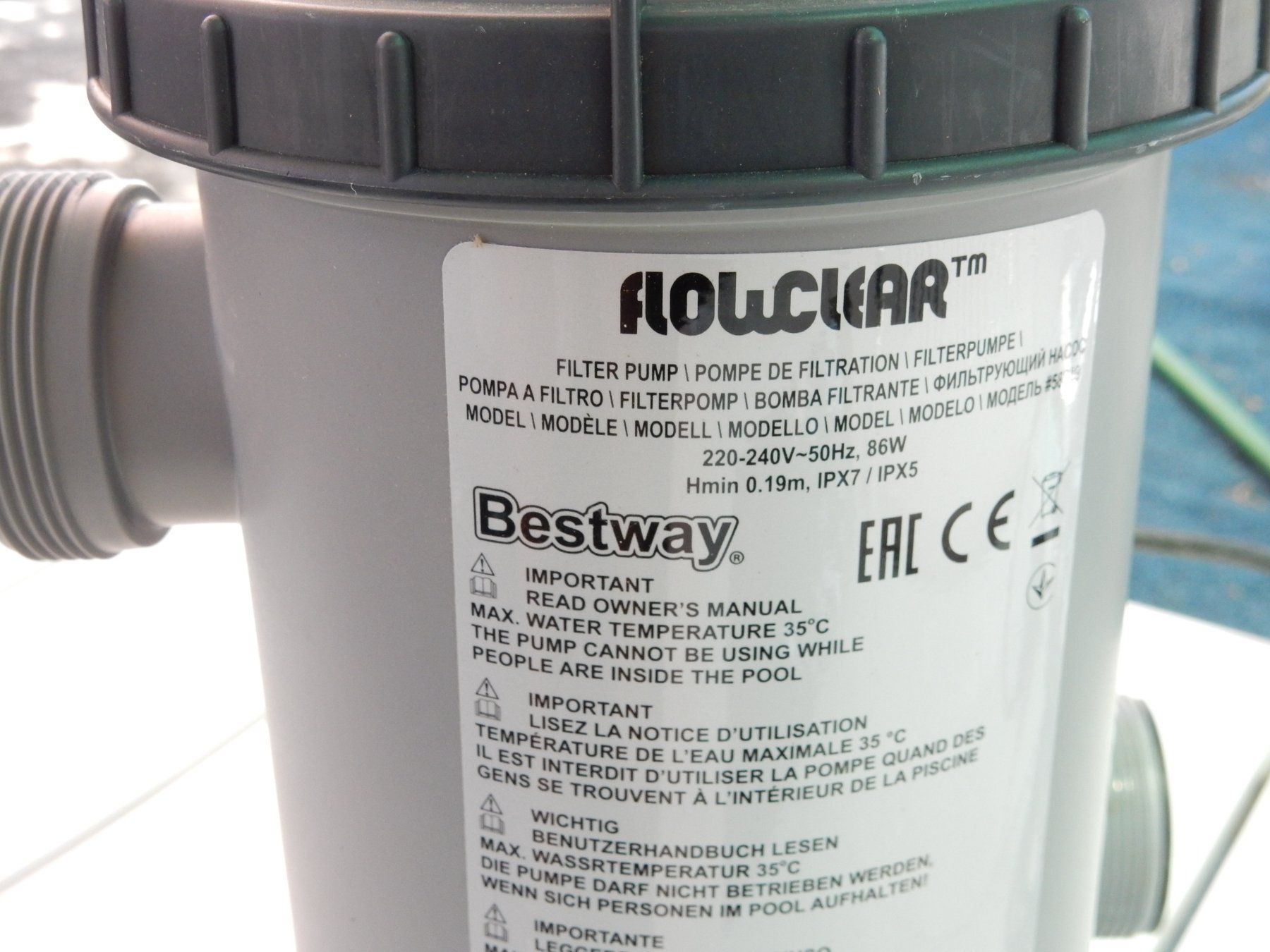 Bestway Accessori per Piscine: Bestway Pool Filter Pumpe – Usato da Balsthal venduto da Subaru11 2
