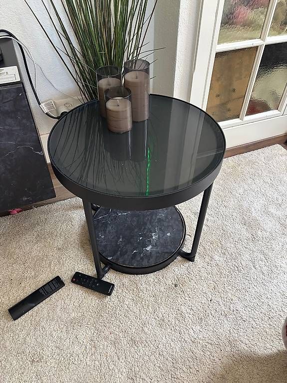 Tavoli: Table dappoint IKEA FRÖTORP  Anthracite effet marbre/noir  – Usato da Le Sentier venduto da cat_2jr8 1
