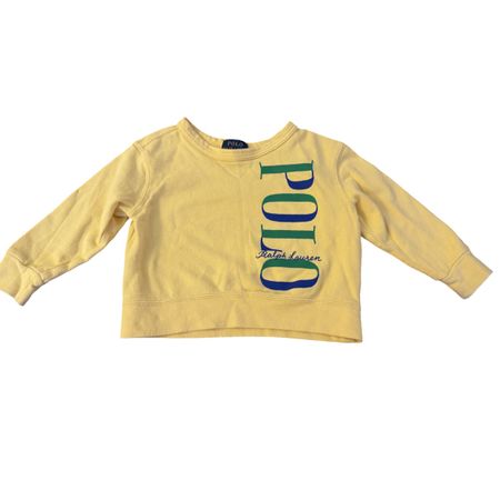 Polo Ralph Lauren sweatshirt yellow logo size 3 years