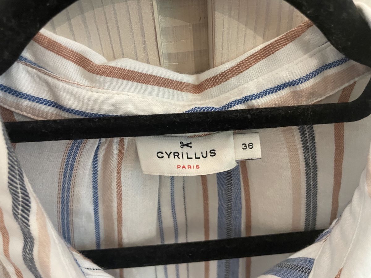 Cyrillus Camicette: CYRILLUS Paris Bluse Gr.36 - gestreift lässig – Usato da Basel venduto da non_vn79 2