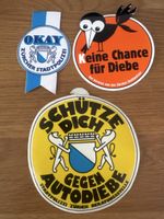 3 Vintage Aufkleber Stadtpolizei Zürich – Polizei