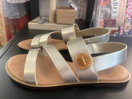 Neuwertig metallisch Sandalen Gr 36