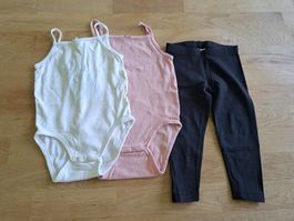Sommer Set: 2 Bodys & Leggings, Gr. 92