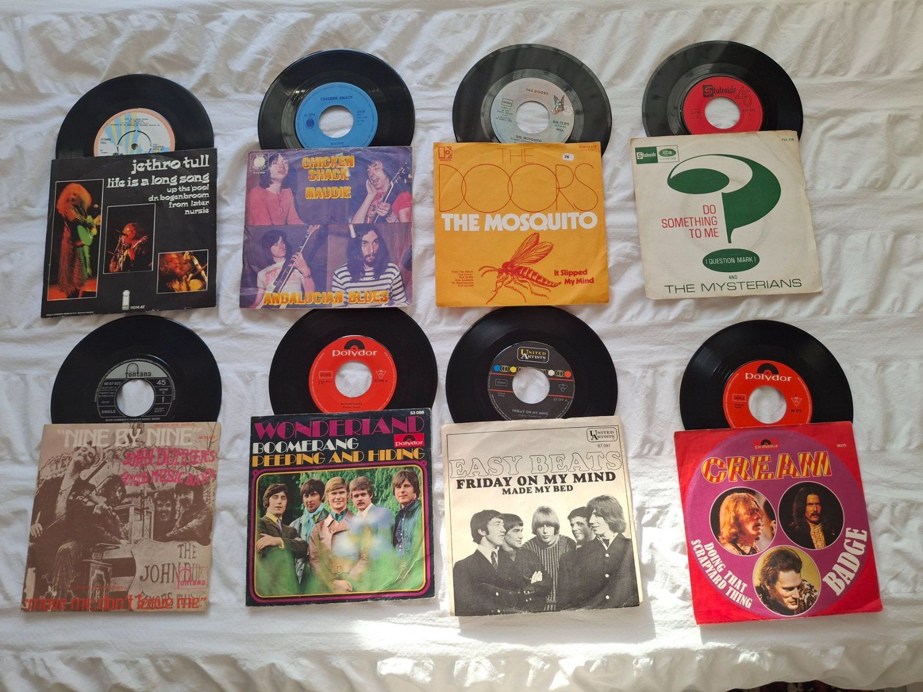 Dischi in vinile: 26 x 7"  rock 60's & 70's – Usato da Zürich venduto da giamcol 1