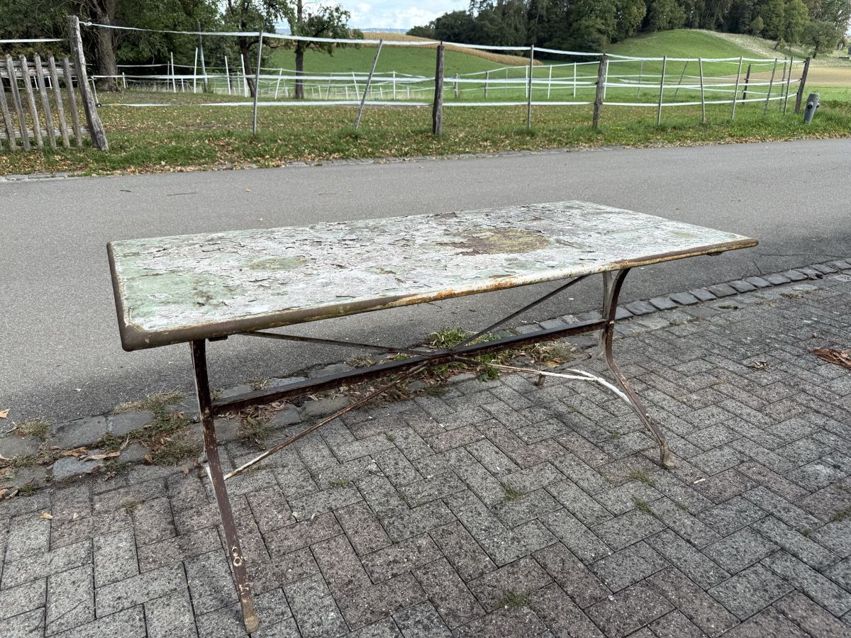 Tables: Vintage antiker Gartentisch – D'occasion à Menzengrüt par SC1973 1