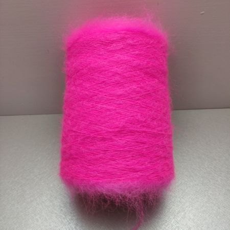 Wolle Superkid Mohair von ILARIA,  Aurora 371g rosa fluo
