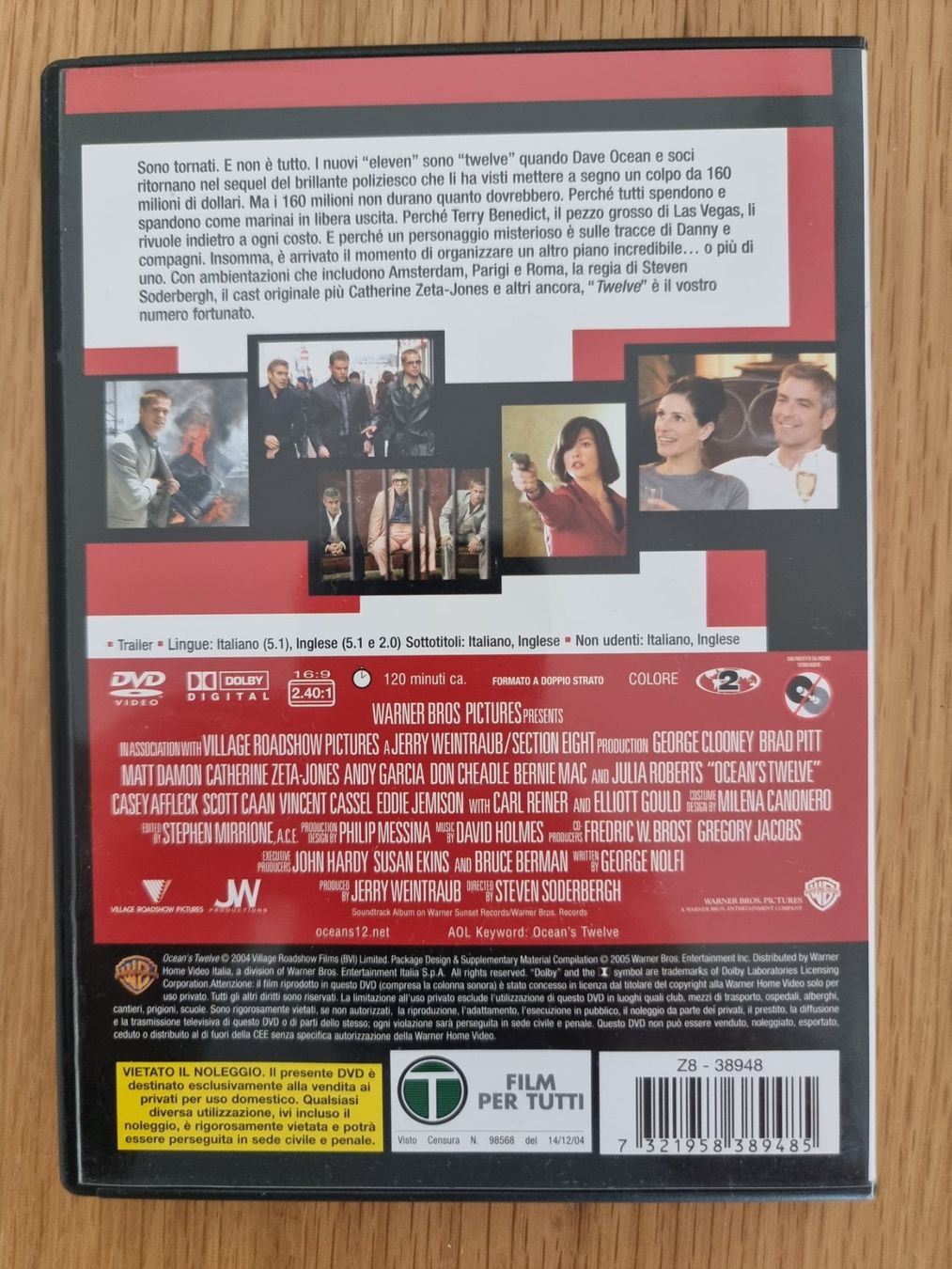 Alle DVDs: DVD Ocean's Twelve Italienisch – Gebraucht aus Näfels von energie2925 1