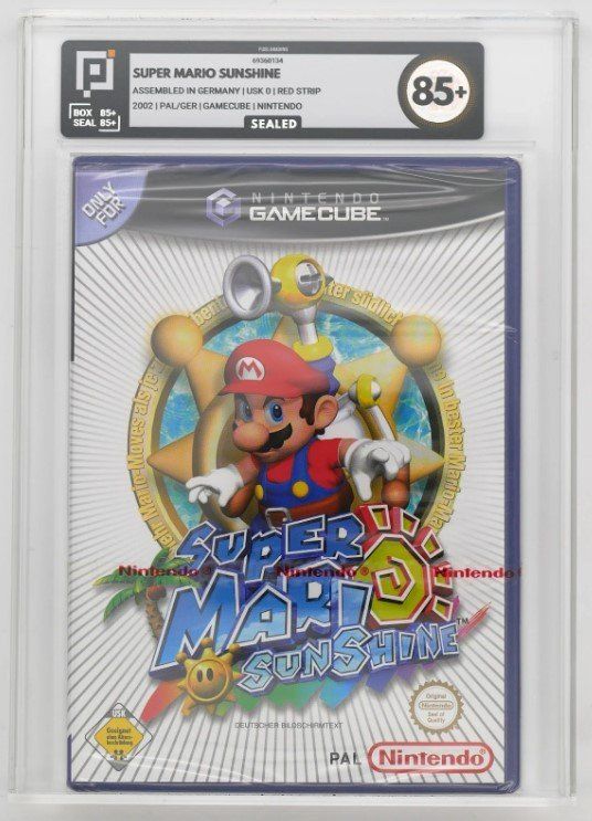 Nintendo Spiele: Super Mario Sunshine Nintendo Gamecube Pal DE Pixel 85+ – Neu und originalverpackt aus Dornach von presidium
