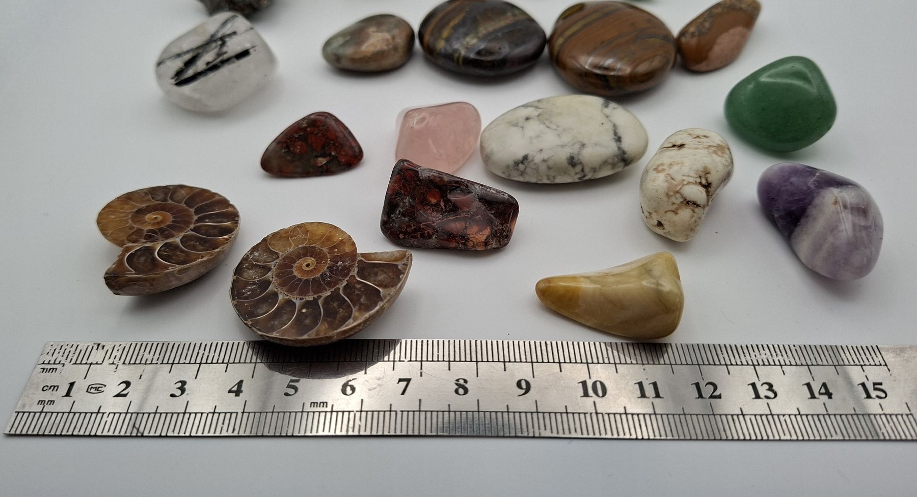 Minerali & Pietre curative: Sammlung von div. Halb-Edelsteinen und Mineralien – Usato da Kriens venduto da Wolly85 4
