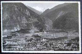 SIERRE et vue sur le Val d'Anniviers