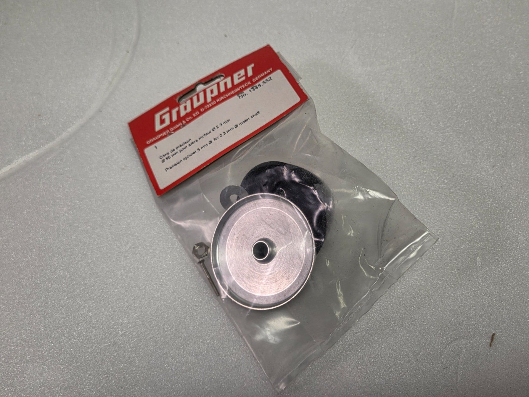 Graupner Modellismo RC: Graupner Präzisionsspinner Set - div. Durchmesser 55-75mm – Nuovo e nell'imballaggio originale da Hittnau venduto da Sika86 1