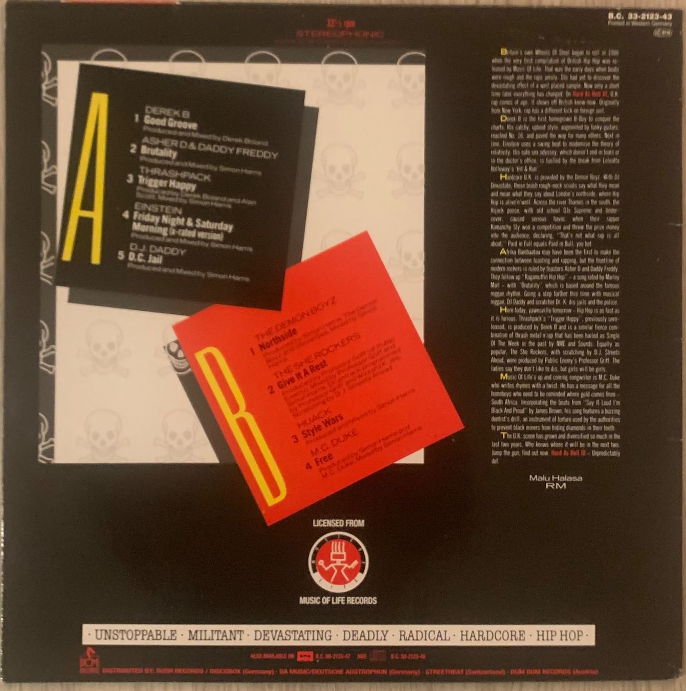 Dischi in vinile: HARD AS HELL - Volume 3 Lp 1988 UK – Usato da Mühlethal venduto da superfast78 1